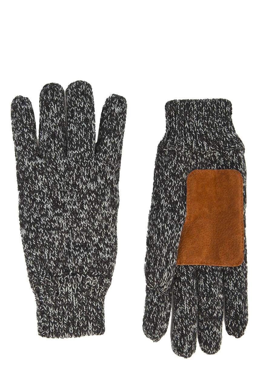 Ciemne szare rękawiczki
